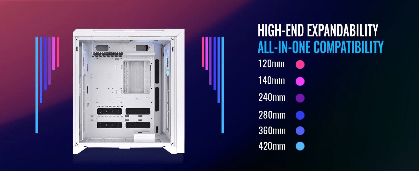 Thermaltake CTE C700 TG ARGB Snow Mid Tower Case